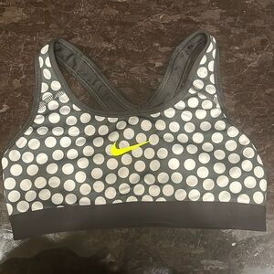 Nike polka dot sports bra